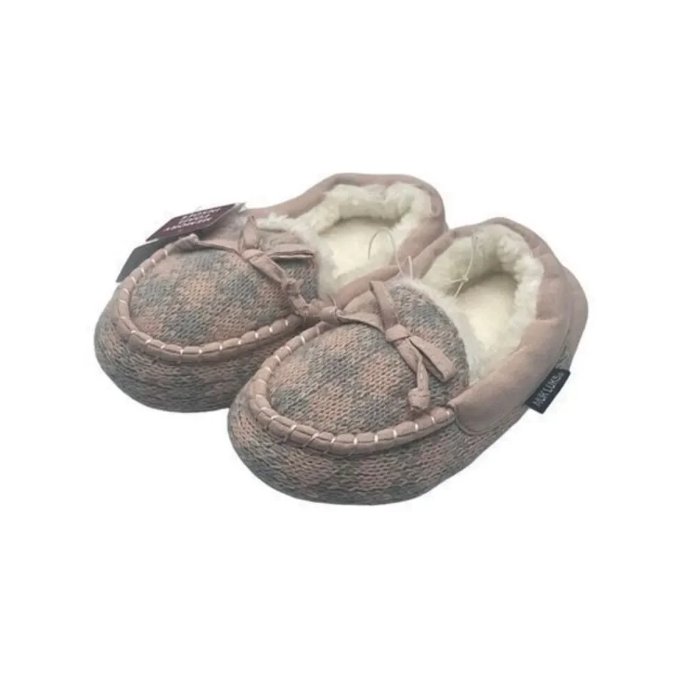 MUK LUKS Memory Foam Kids‎ Slippers Size Medium (12-13)